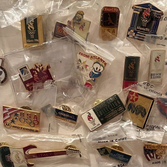 1996 Olympic Pin Lot Collection Set of 118 ~ all different ~ FREE SHIPPING - Picture 11 of 11